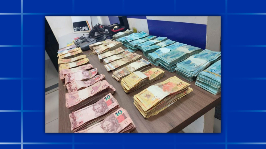 Polícia Militar desarticula quadrilha de assaltantes de bancos e apreende R$ 320 mil em operação no Interior de Mato Grosso